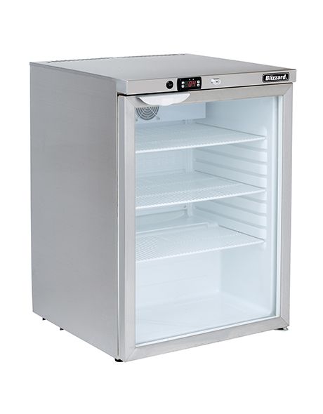 Blizzard Under Counter Refrigerator with Glass Door - UCR140CR Refrigeration - Undercounter Blizzard   