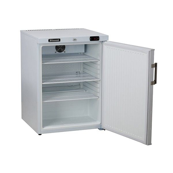 Blizzard Under Counter White Laminated Refrigerator 145L - UCR140WH Refrigeration - Undercounter Blizzard   