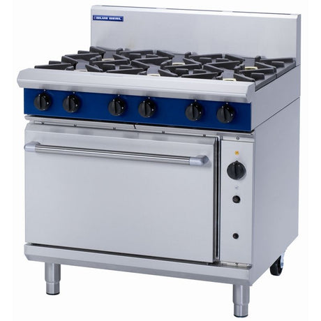 Blue Seal Fan Convection Natural Gas Range G56D-NAT - G028-N 4 & 6 Burner Ovens Blue Seal   