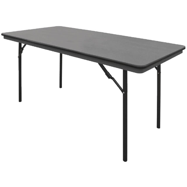 Bolero ABS Rectangular Folding Table Grey 5ft - GC595 Folding Utility Furniture Bolero   