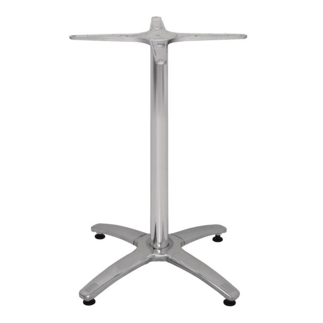 Bolero Aluminium Four Leg Table Base - DN641 Mix and Match Table Tops and Bases Bolero   