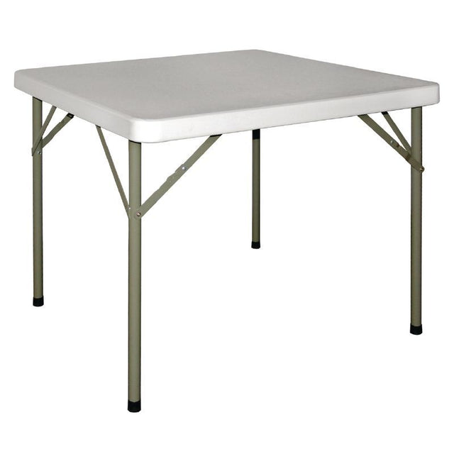Bolero Foldaway Square Table 3ft - Y807 Folding Utility Furniture Bolero   