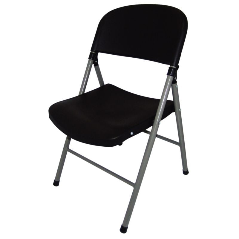 Bolero Foldaway Utility Chair Black (Pack of 2) - CE693 Folding Utility Furniture Bolero   