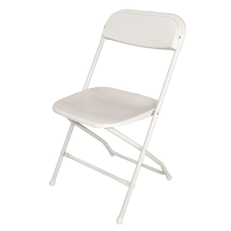 Bolero Folding Chair White (Pack of 10) - GD387