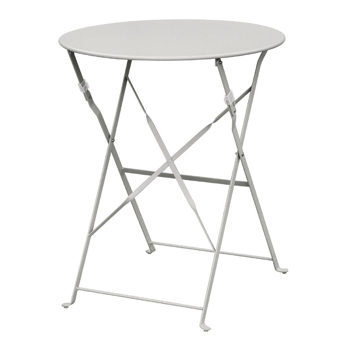 Bolero Grey Pavement Style Steel Table 595mm - GH556 Tables Bolero   