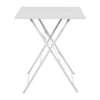 Bolero Grey Square Pavement Style Steel Table - GK988 Dining Furniture Bolero   