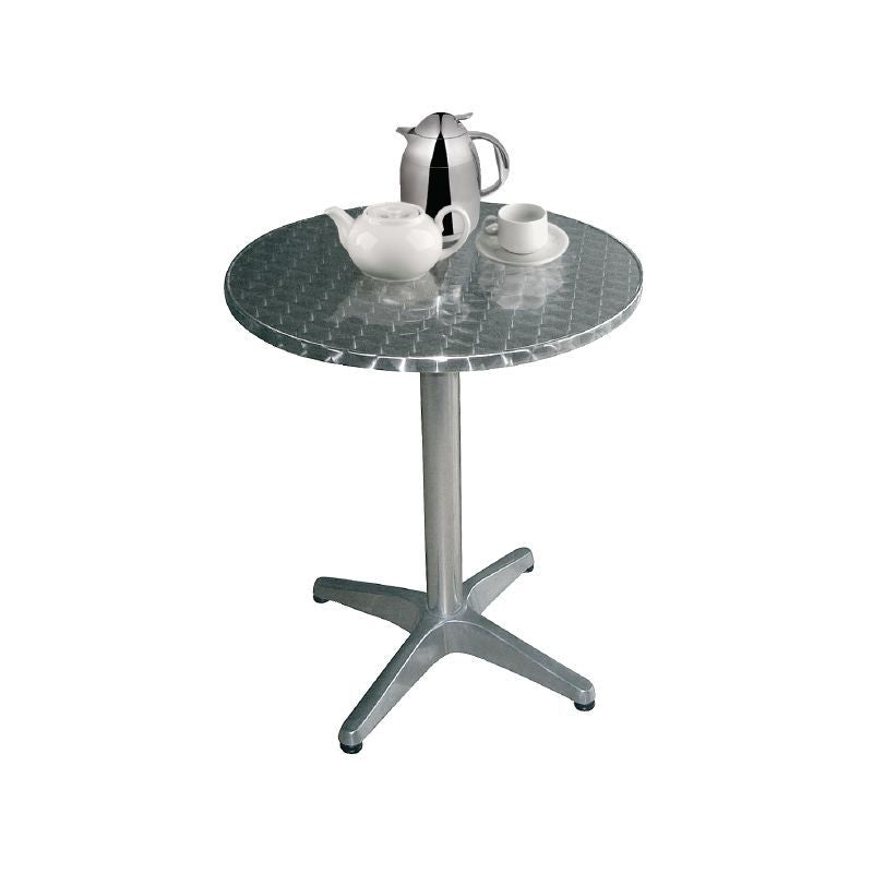 Bolero Round Bistro Table Grey - U426 Outdoor Tables Bolero   