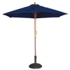 Bolero Round Parasol 2.5m Diameter Navy Blue - GG496 Parasols and Sunloungers Bolero   