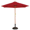 Bolero Round Parasol 3m Diameter Red - GL305 Parasols and Sunloungers Bolero   