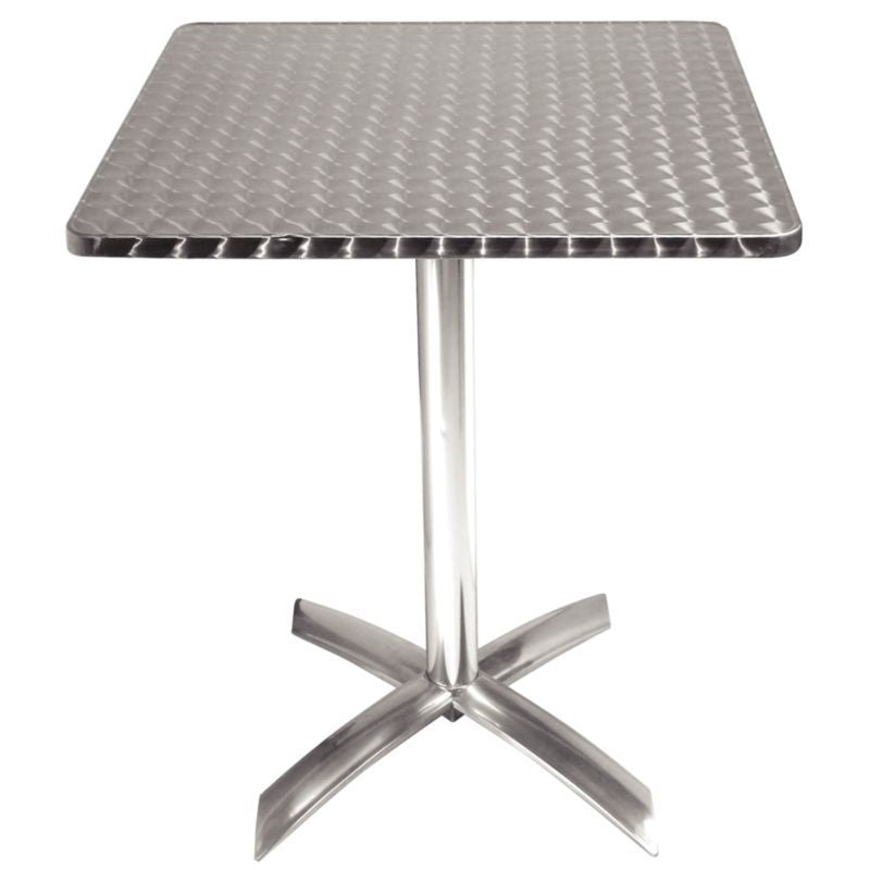 Bolero Square Flip-Top Table Stainless Steel - CG838 Tables Bolero   