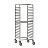 Bourgeat Double Gastronorm Racking Trolley 15 Shelves - P061 GN & Racking Trolleys Bourgeat   