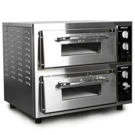 Blizzard Electric Twin Deck Pizza Oven 2 x 16 Inch - BPO2