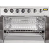 Buffalo 6 Burner Oven Range with Castors - CT253 4 & 6 Burner Ovens Buffalo   