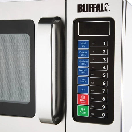 Buffalo Programmable Commercial Microwave Oven 1000W - FB862 Microwaves Buffalo   