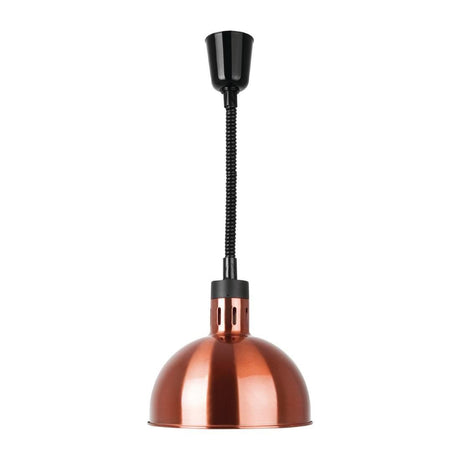 Buffalo Rise & Fall Dome Heat Shade Copper Finish - DY460 Hanging Food Heat Lamps Buffalo   