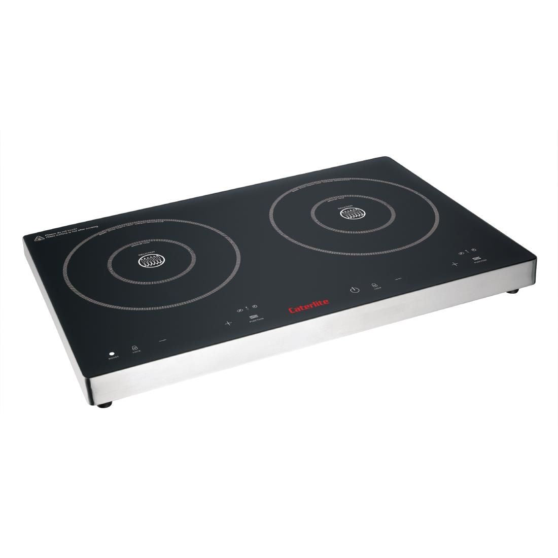 Caterlite Touch Control Double Induction Hob - DF824 Induction Hobs Caterlite   