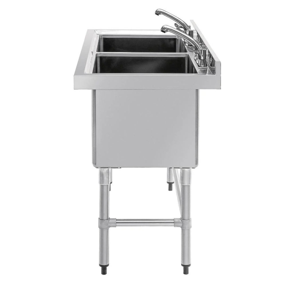 Vogue Double Deep Pot Wash Sink - CF406 Pot Wash Sinks Vogue   