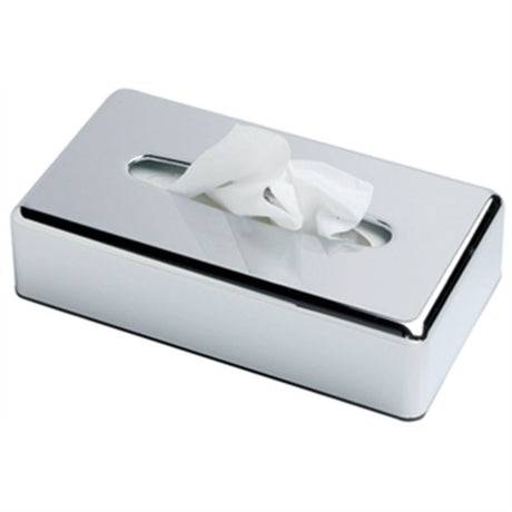 Chrome Rectangular Tissue Holder - CF121 Bedroom Bolero   