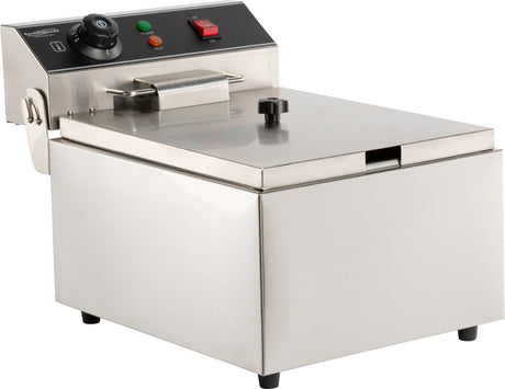 Combisteel Electric Counter Top Fryer Single Tank 6 Litre - 7455.1003 Countertop Electric Fryers Combisteel   