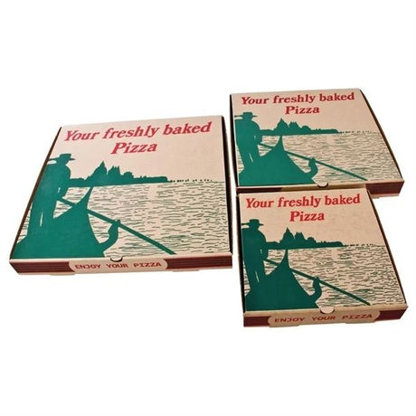Compostable Printed Pizza Boxes 14" (Pack of 50) - GG999