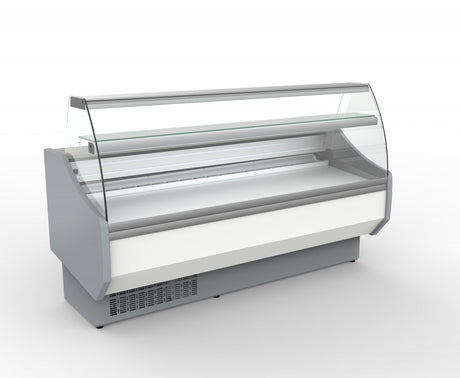 Coreco Refrigerated Curved Glass Serveover 2525mm - CVED-8-25-C Standard Serve Over Counters Coreco   