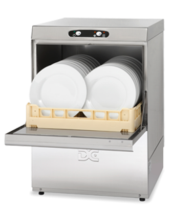 DC Economy Range ED50D Dishwasher with Drain Pump  500mm Rack 18 Plates Dishwashers DC   
