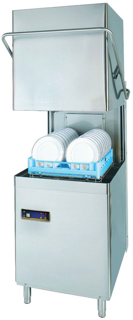 DC Standard Range SD900CP-D Passthrough Dishwasher with Drain Pump  500mm Rack 18 Plates Pass Through Hood Dishwashers DC   