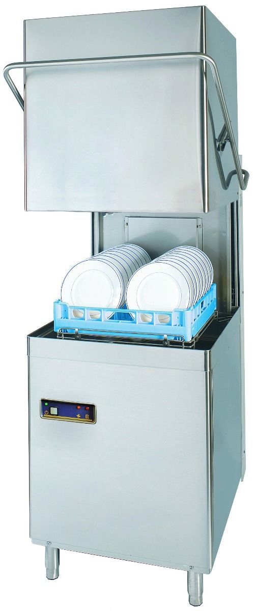 DC Standard Range SD900CP-IS Passthrough Dishwasher with Water Softener  500mm Rack 18 Plates Pass Through Hood Dishwashers DC   