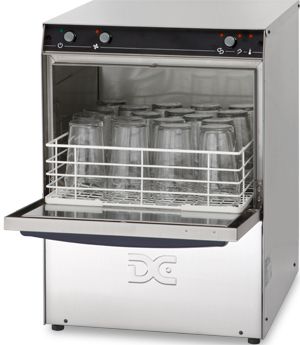 DC Standard Range SG40D Glasswasher with Drain Pump  400mm Rack 18 Pint Capacity Glasswashers DC   