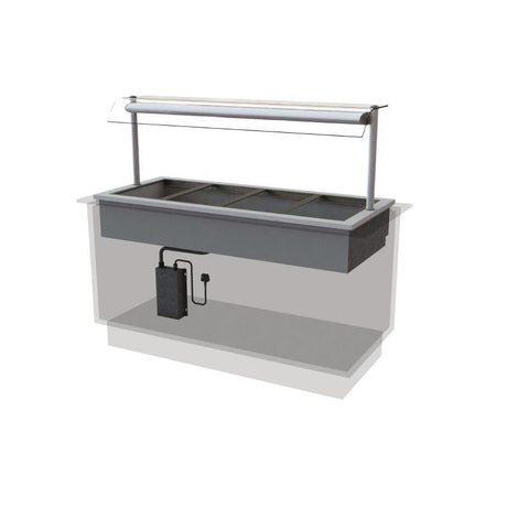 Designline Drop In Dry Heat Bain Marie HBM4 - CW614 Bain Maries Designline   