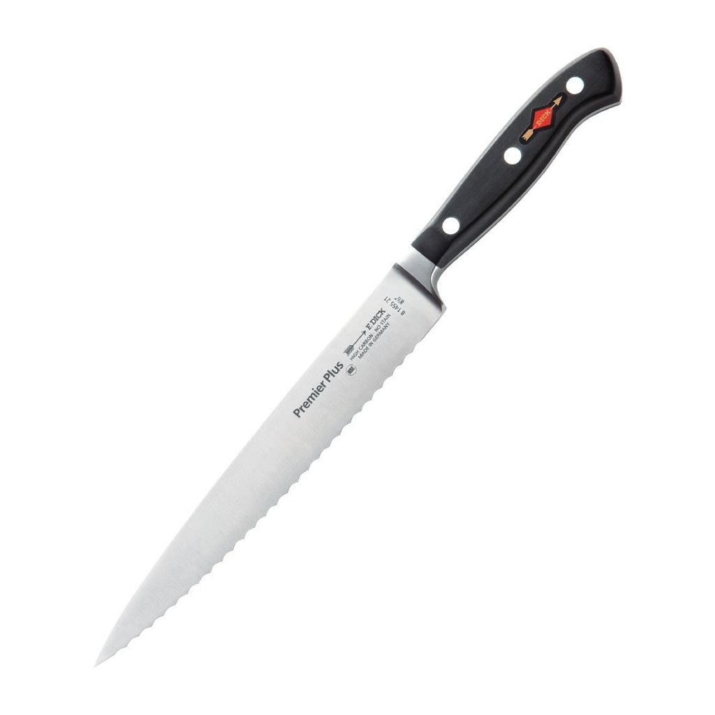 Dick Premier Plus Serrated Slicer 21.5cm - GD765 Kitchen Knives Dick   