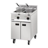 Lincat Opus 800 Twin Tank Twin Basket Free Standing Electric Fryer OE8113 - DM526 Freestanding Electric Fryers Lincat   