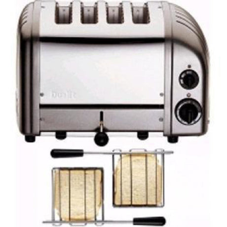 Dualit 2 x 2 Combi Vario 4 Slice Toaster Metallic Charcoal 42170 - CD359 Toasters Dualit   