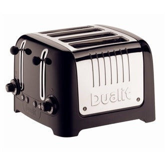 Dualit 4 Slice Lite Toaster Black 46205 - GF336 Toasters Dualit   