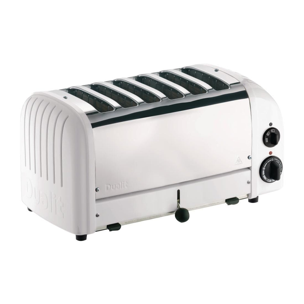 Dualit 6 Slice Vario Toaster White 60146 - E975