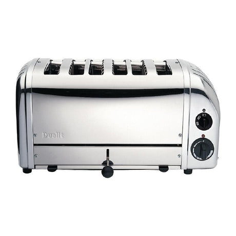 Dualit Bun Toaster 6 Bun Metallic Silver 61028 - CD388 Toasters Dualit   