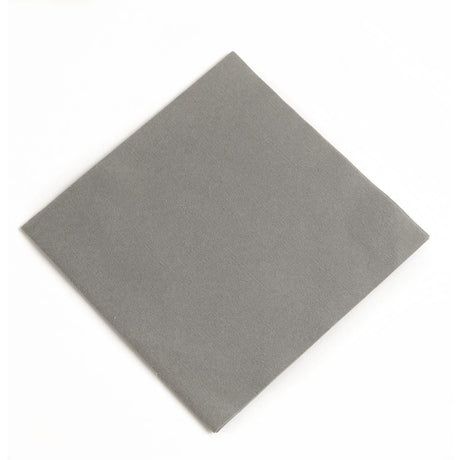 Duni Compostable Dinner Napkins Granite Grey 400mm (Pack of 720) - GJ122 Paper Napkins Duni   