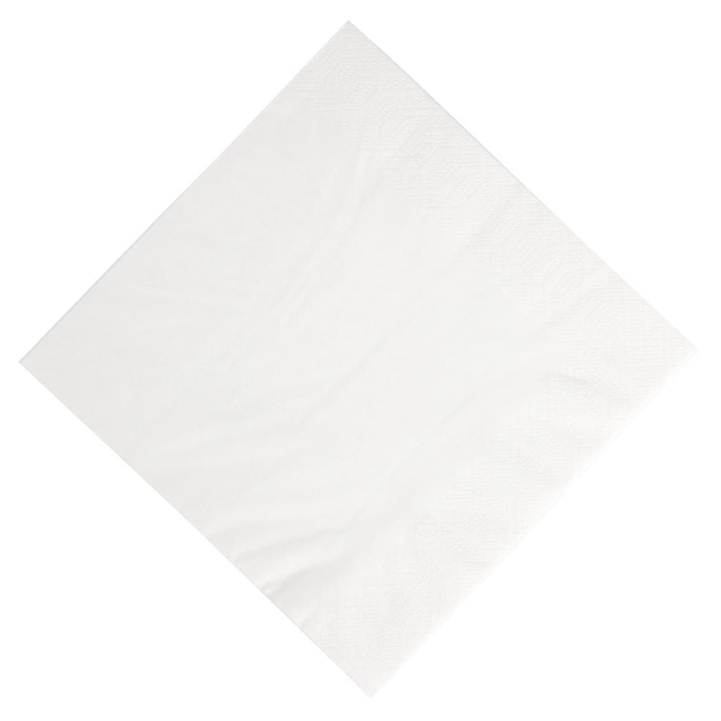 Duni Compostable Dinner Napkins White 400mm (Pack of 1000) - GJ112 Paper Napkins Duni   