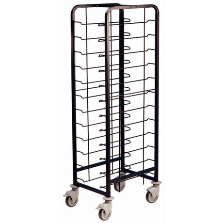 EAIS Powder Coated Enamel Clearing Trolley 12 Shelves - DP290 Self Clearing Trolleys EAIS   