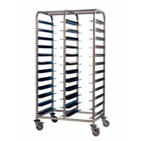 EAIS Stainless Steel Clearing Trolley 24 Shelves - DP293