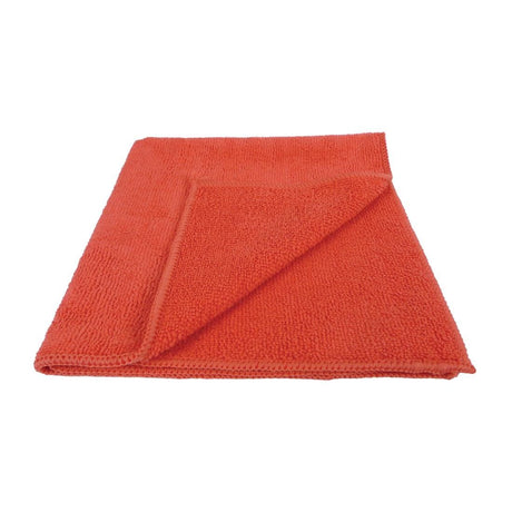 EcoTech Microfibre Cloths Red (Pack of 10) - FA217