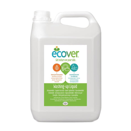 Ecover Lemon and Aloe Vera Washing Up Liquid Concentrate 5Ltr - GG203