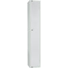 Elite Single Door Locker Grey Camlock Sloping Top 300mm - W929-CS Lockers and Key Cabinets Elite Lockers Limited   