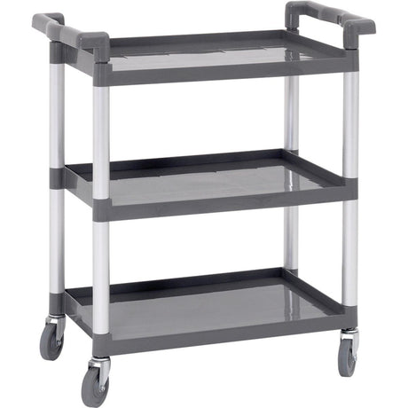 Empire 3 Tier Utility Trolley Cart - EMP-GX032B1 Service Trolleys Empire   