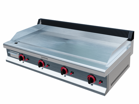 Empire 4 Burner Gas Griddle Smooth – 1150mm LPG & Nat Gas 11.2kW - EMP-GD1150 Gas Griddles Empire