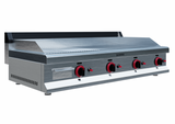 Empire 4 Burner Gas Griddle Half Flat Half Ribbed 1150mm Wide - EMP-GD1150-RIB Gas Griddles Empire   