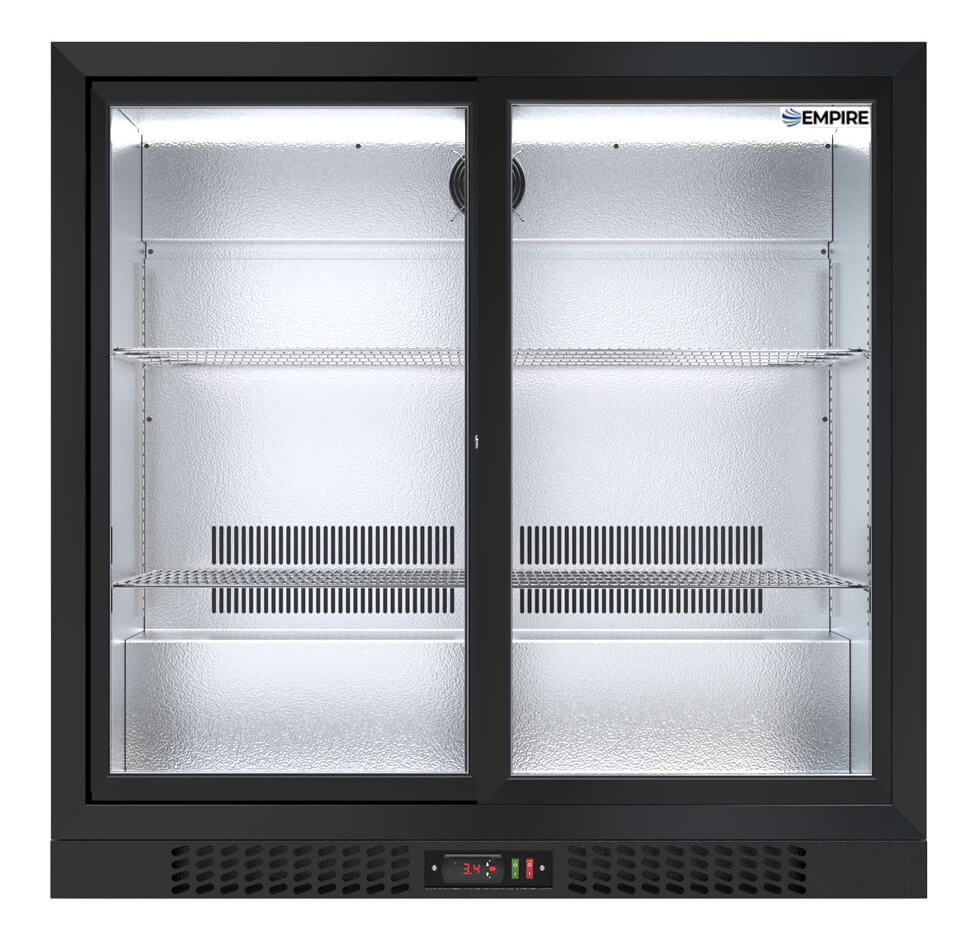 Empire Double Door Back Bar Bottle Cooler Sliding Doors CL210S