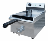 Empire 12L Electric Fryer with Drain Tap – 3kW Commercial Countertop Deep Fryer | EMP-ESF-12-DT Countertop Electric Fryers Empire