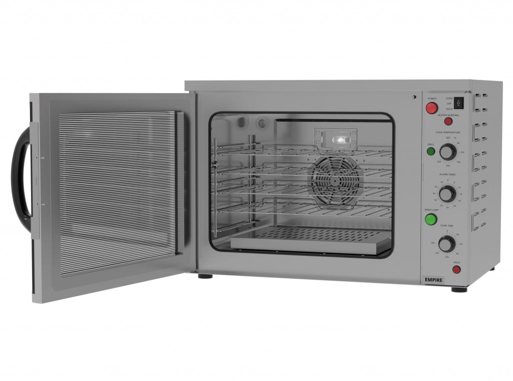 Empire Electric Convection Oven Large 108 Litre Cook & Hold with Steam Humidity 4 x 1/1 GN - YXD-6A-H108L Convection Ovens Empire   