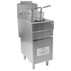 Empire Gas Fryer Free Standing Single Tank with Twin Baskets 18 Ltr 3 Burner - EGF90 Freestanding Gas Fyers Hamoki